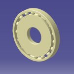 بلبرینگ ته پولی ورودی گیربکس CVT