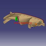 چراغ مه شکن عقب راست و چراغ دنده عقب